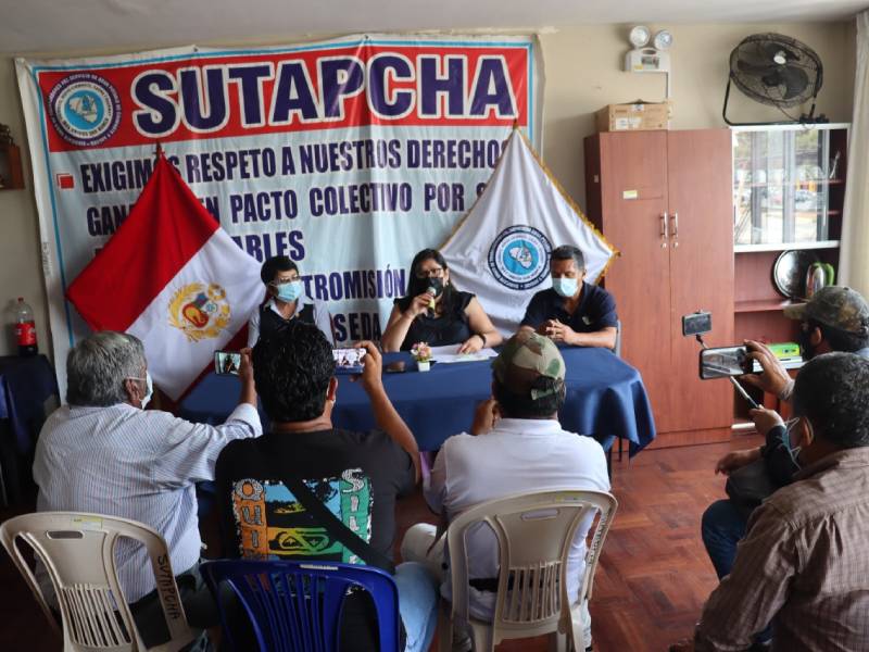 Chimbote: Trabajadores de Sedachimbote exigen acceso a mejores puestos 