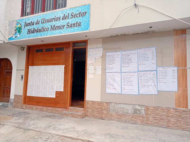 Chimbote: La Junta de Usuarios Santa renovará directiva este mes