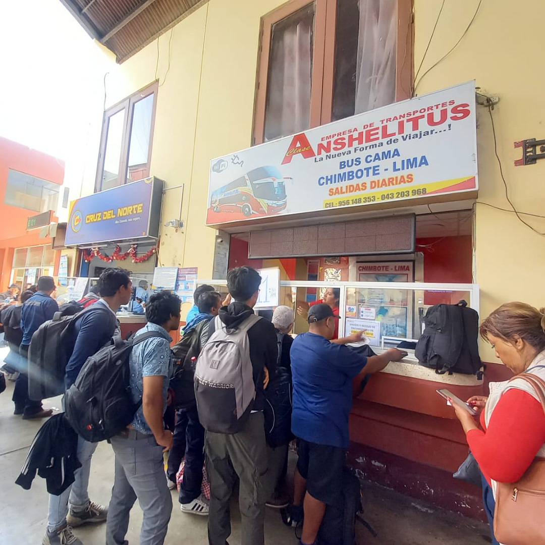 Chimbote: Viajes al norte del país continúan suspendidos