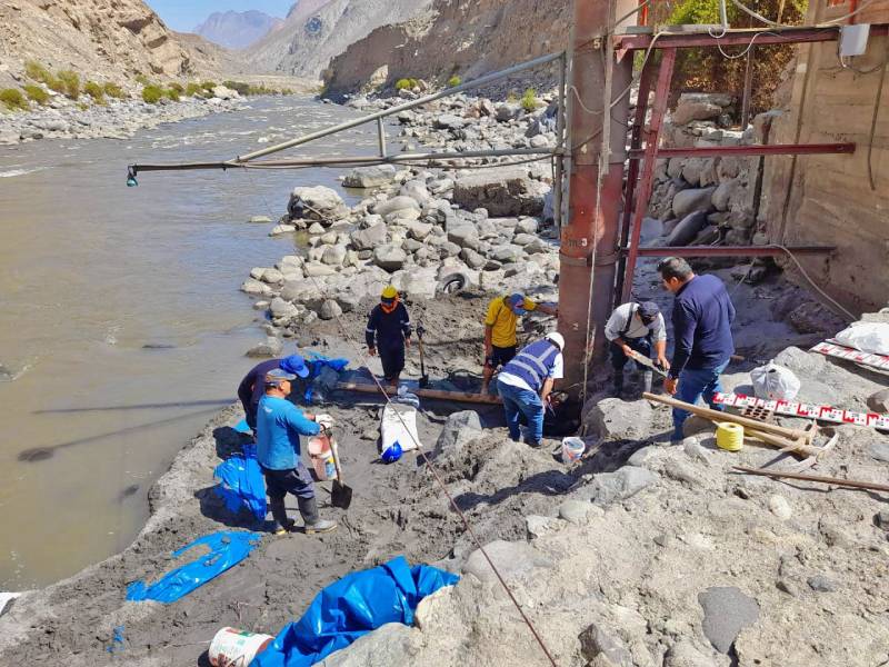 Áncash: Regla para medir caudal del río Santa ya está reparada