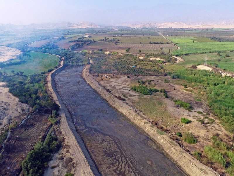 Chinecas recibe obra de limpieza y descolmatación del dren Lacramarca 