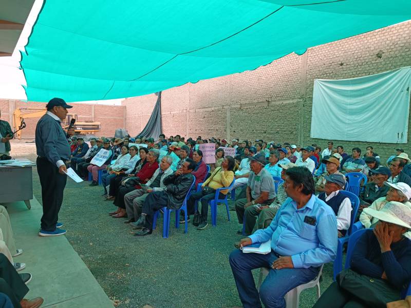 Áncash: Agricultores de Chimbote desafían al gobernador regional 