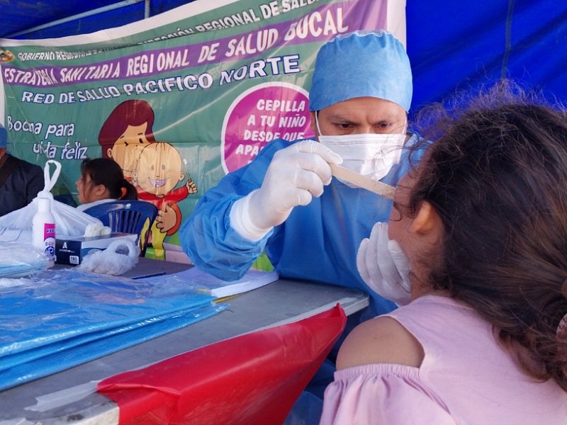 Ministerio de Salud realiza campaña de salud bucal en menores de edad