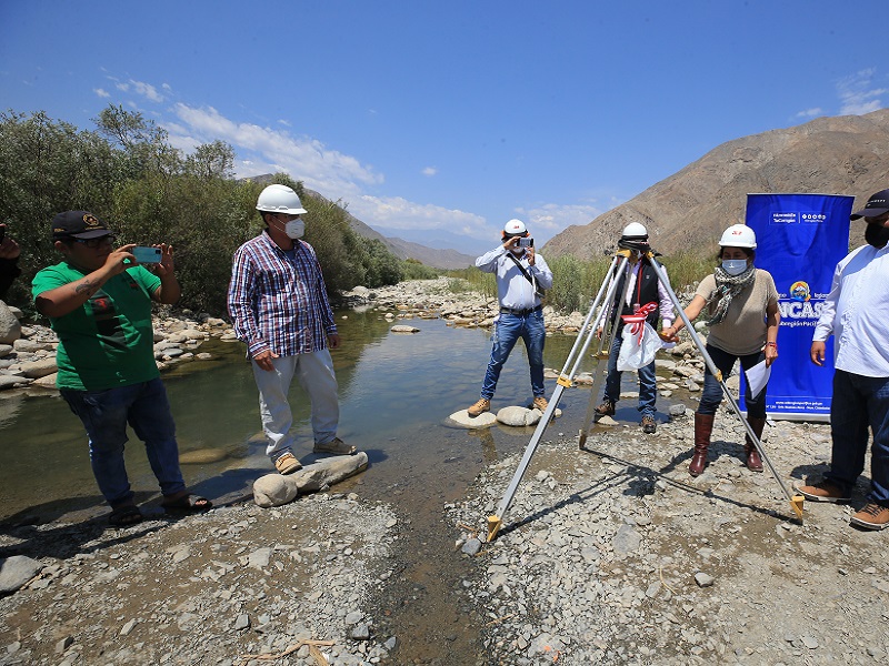 Áncash: Inician construcción de enrocado en río Casma