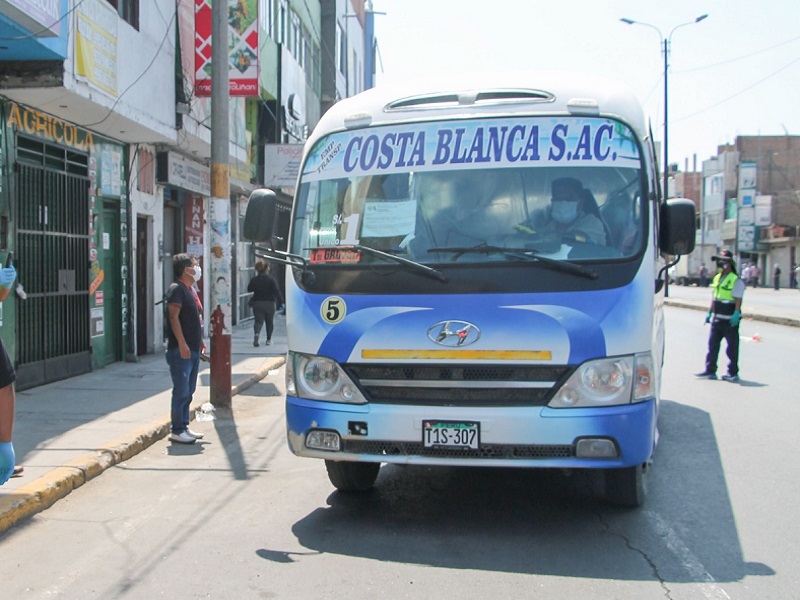 Coronavirus: Transporte público de provincia del Santa recibirá subsidio